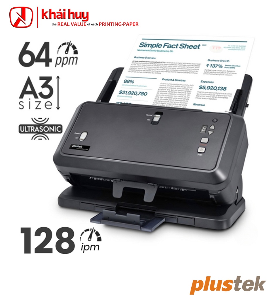 MÁY QUÉT PLUSTEK SMARTOFFICE S60