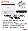 HỘP MỰC IN LASER KMAX CRG-069C (CÓ CHIP)