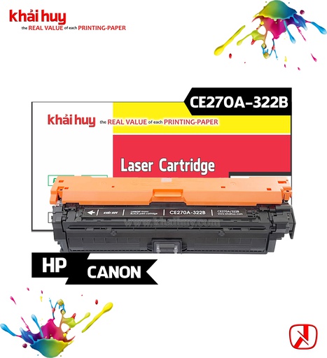 [HMUCLSR155/307] HỘP MỰC IN LASER KHẢI HUY CE270A/ 322B