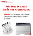 HỘP MỰC IN LASER KHẢI HUY CF213A/ 731M