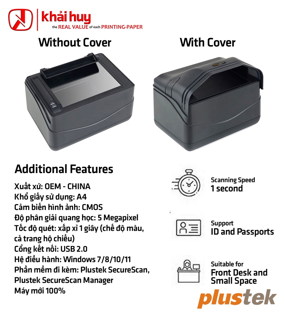 MÁY QUÉT PLUSTEK SECURESCAN X-MINI