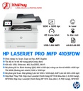 MÁY IN ĐA NĂNG HP LASERJET PRO MFP 4103FDW