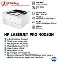 MÁY IN HP LASERJET PRO 4003DN - CHÍNH HÃNG