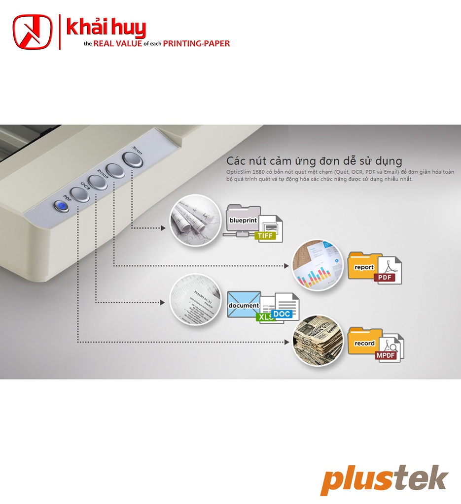MÁY QUÉT PLUSTEK OPTICSLIM 1680
