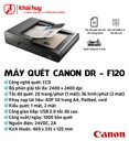 MÁY QUÉT CANON DR - F120 (CHÍNH HÃNG)