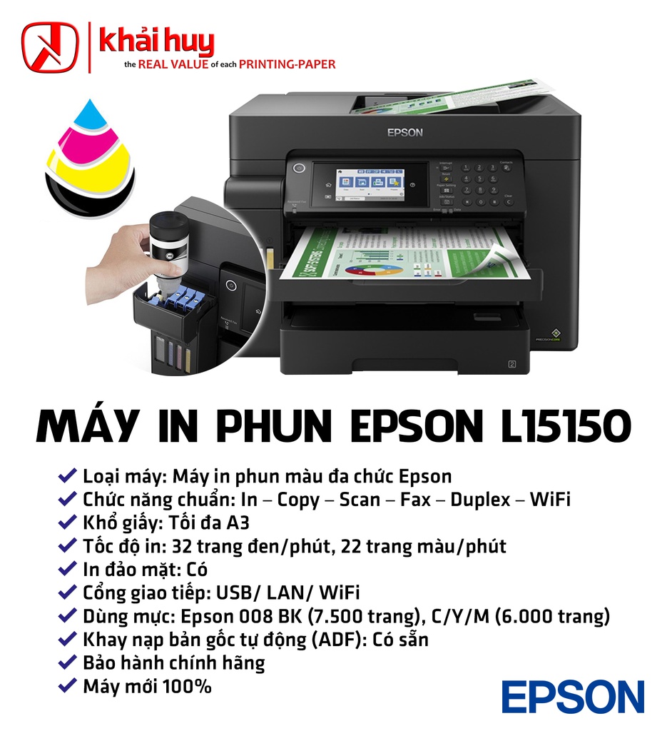 MÁY IN PHUN EPSON L15150