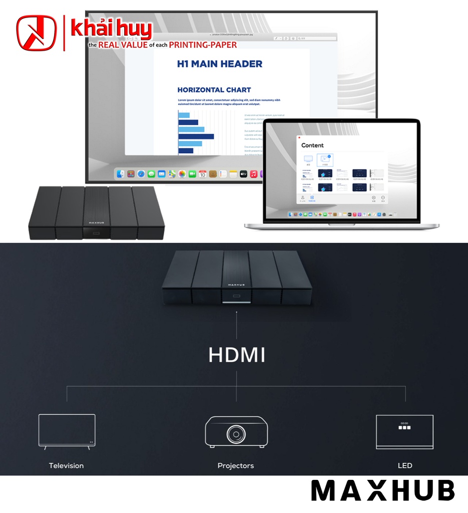 THIẾT BỊ CHIA SẺ MÀN HÌNH MAXHUB WB05