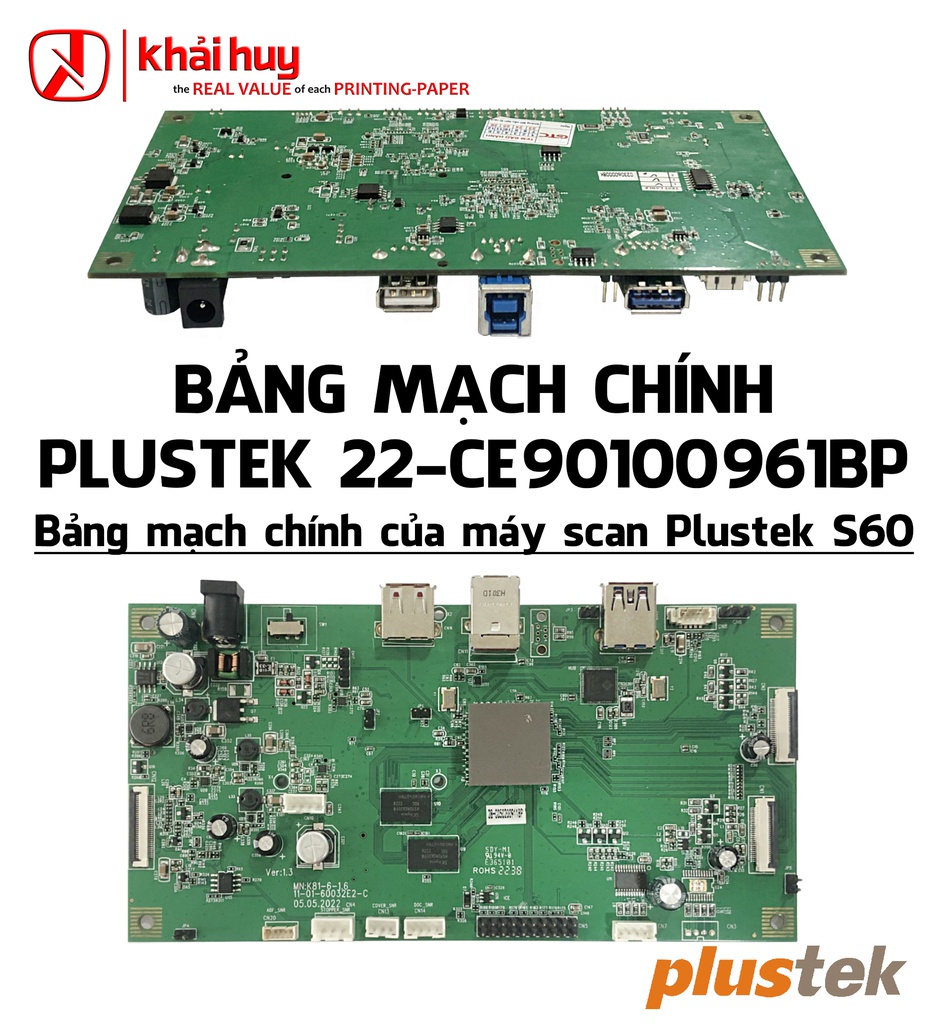 BẢNG MẠCH CHÍNH PLUSTEK 22-CE90100961BP
