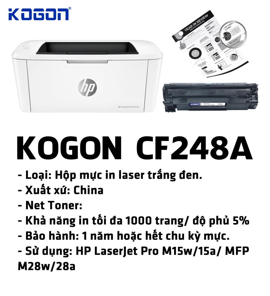 HỘP MỰC IN LASER KOGON CF248A
