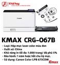HỘP MỰC IN LASER KMAX CRG-067B (CÓ CHIP)