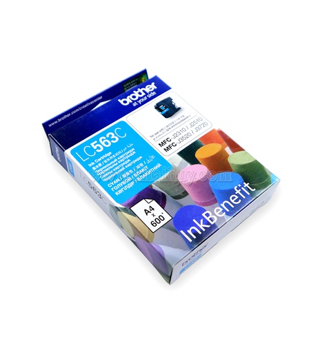 [HMUCPHU156/61] MỰC IN PHUN BROTHER LC-563C (CHÍNH HÃNG)