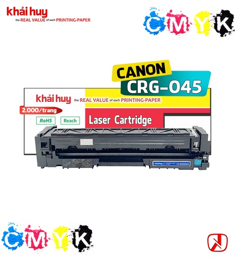 [HMUCLSR155/260] HỘP MỰC IN LASER KHẢI HUY CRG-045C