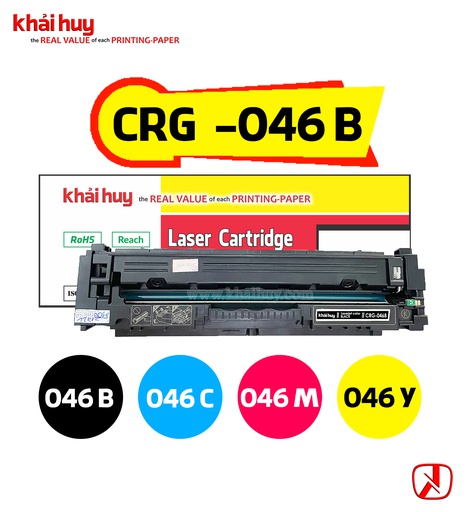 [HMUCLSR155/255] HỘP MỰC IN LASER KHẢI HUY CRG-046B